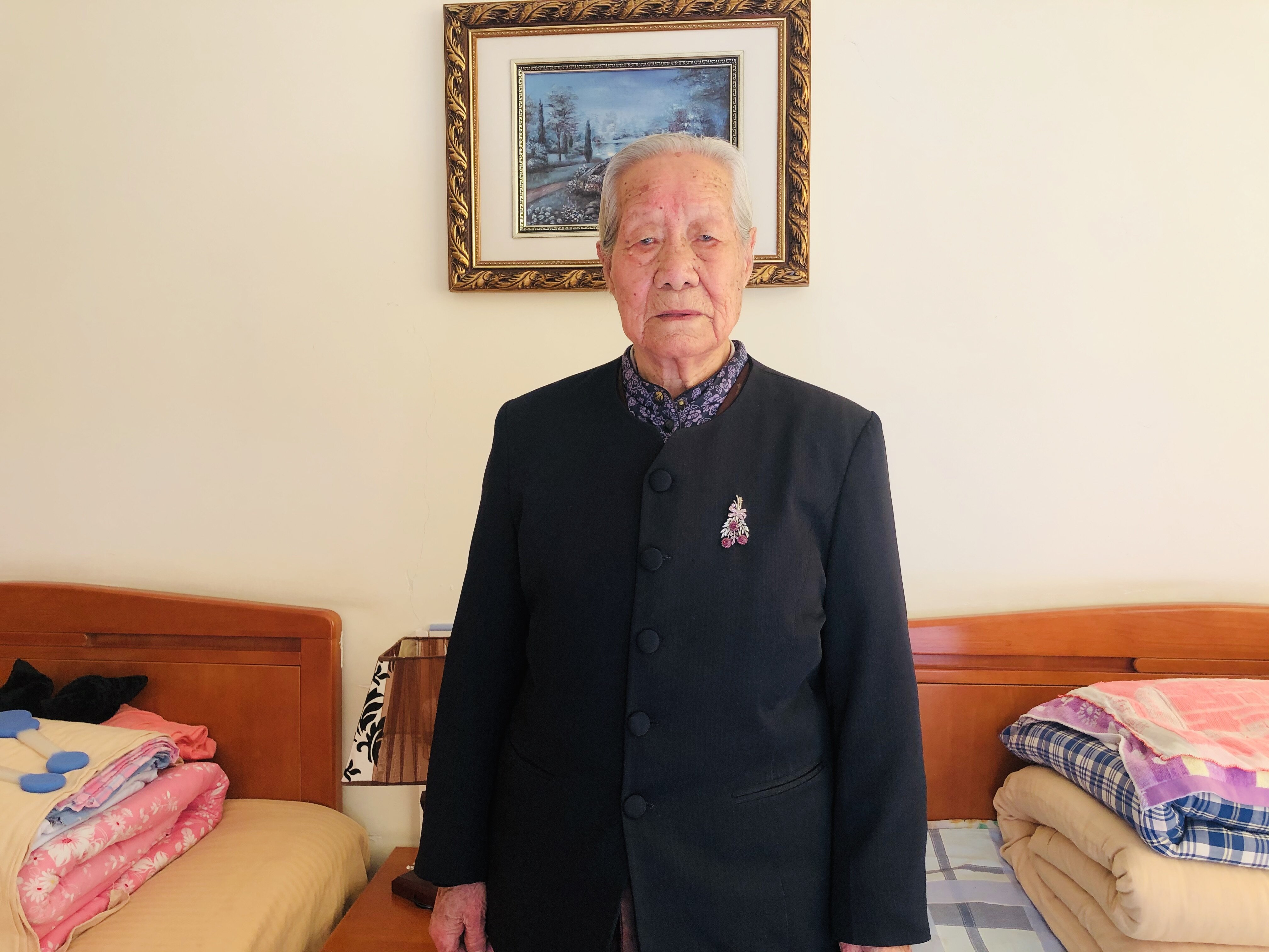 九旬老人郭爱华新年许心愿:愿祖国繁荣富强,自己身体健康|德州云-德州