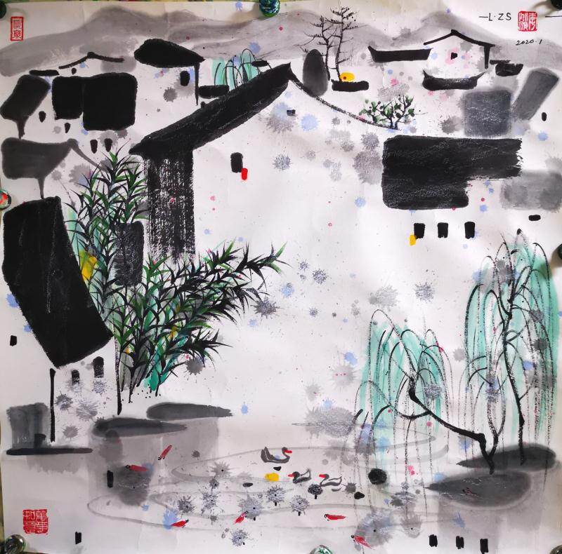 捐画义拍 以艺抗疫 | 临邑籍画家李兆顺向疫区献爱心|德州云-德州晚报