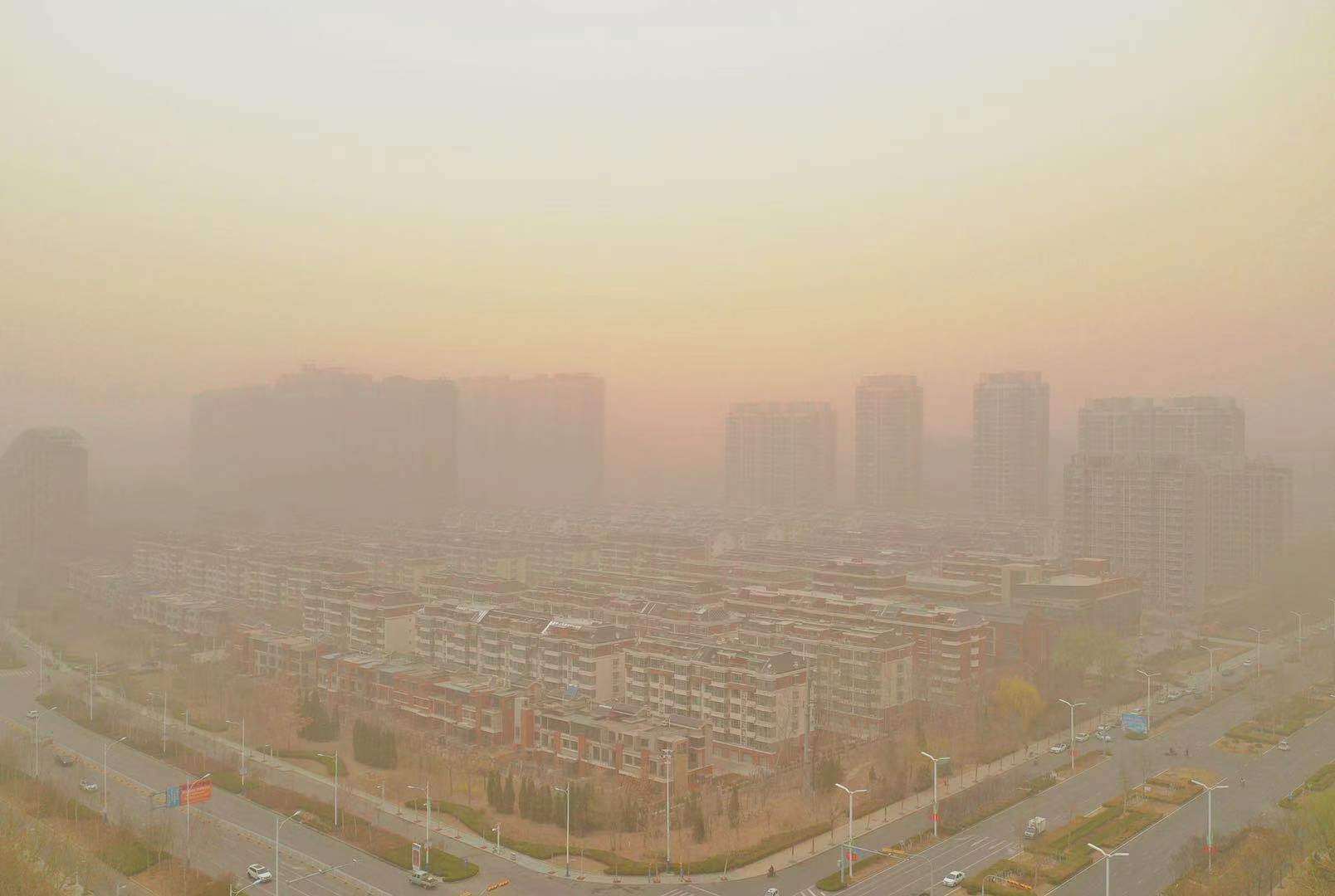 实拍| 德州十年来最强沙尘暴天气!|德州云-德州晚报全媒体