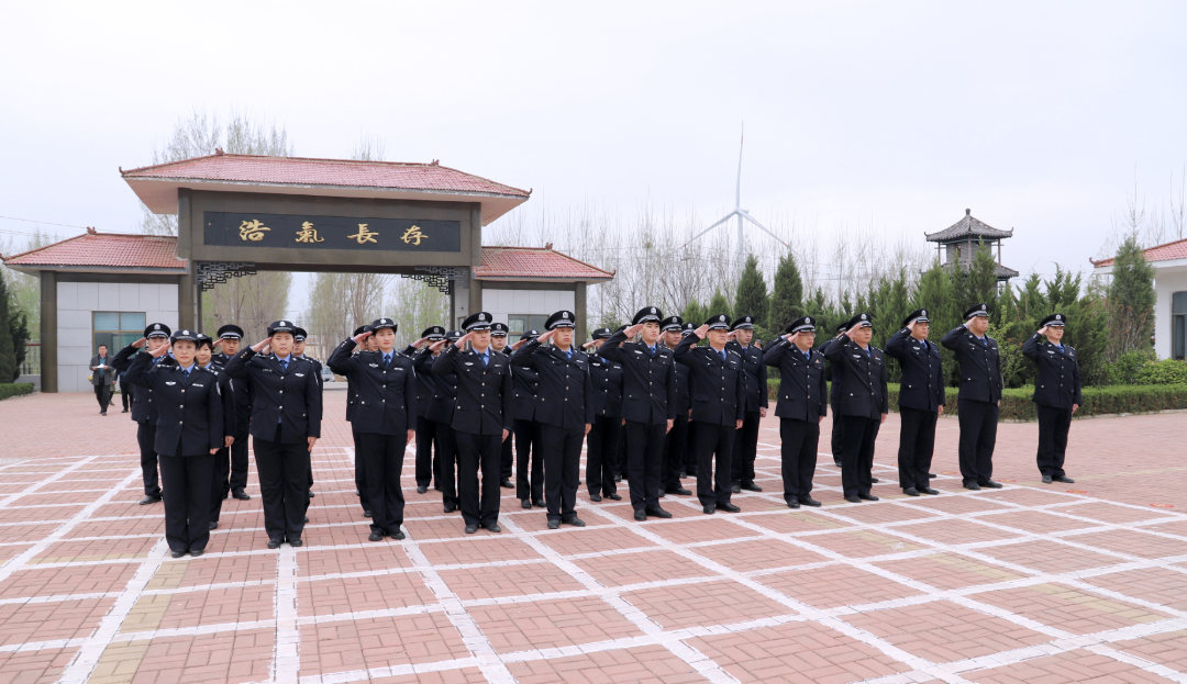 清明祭英烈 铸牢警察魂|德州陵城公安举行清明祭英烈活动|德州云-德州