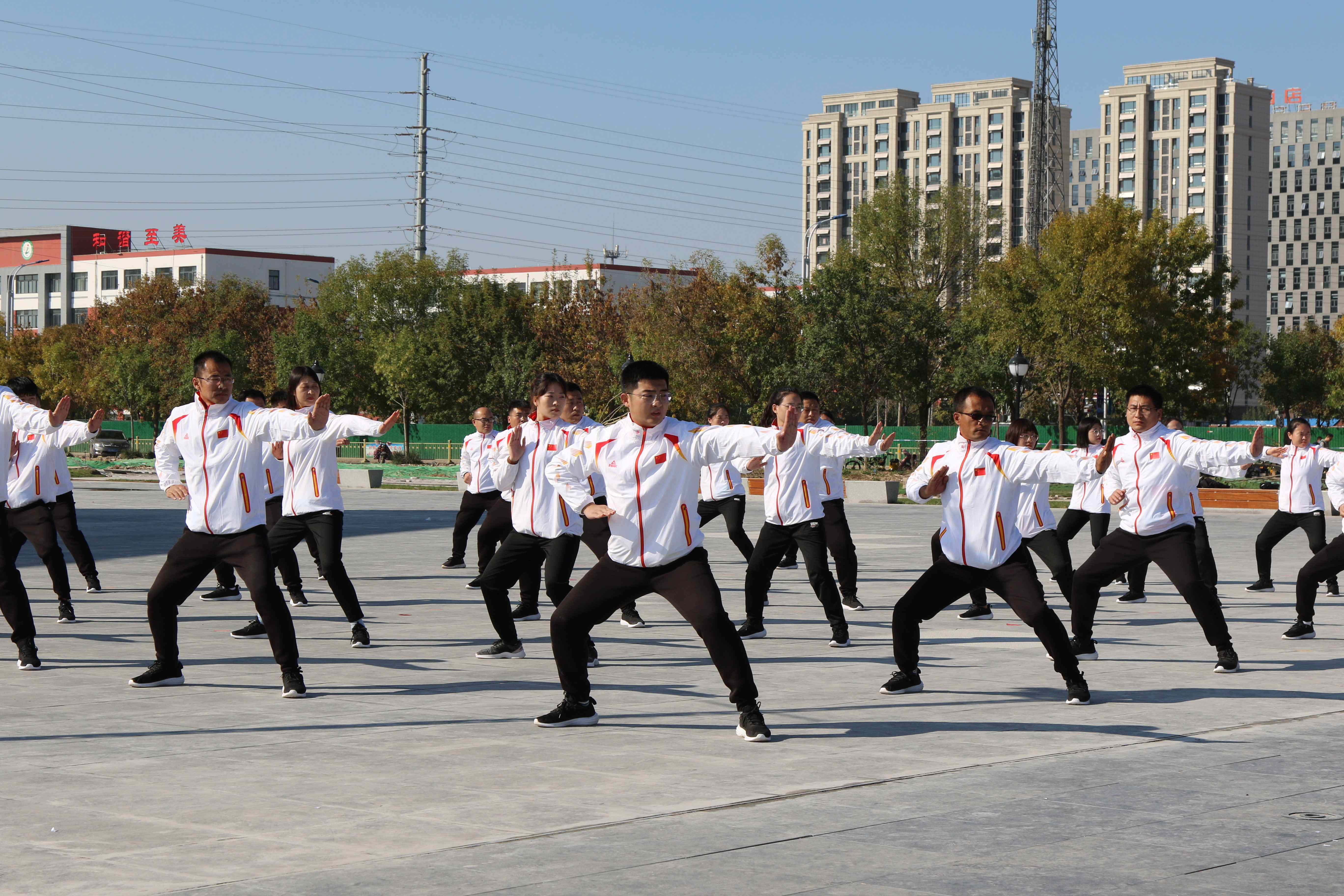 庆云举办吴钟八极拳全民健身活动汇演德州云德州晚报全媒体