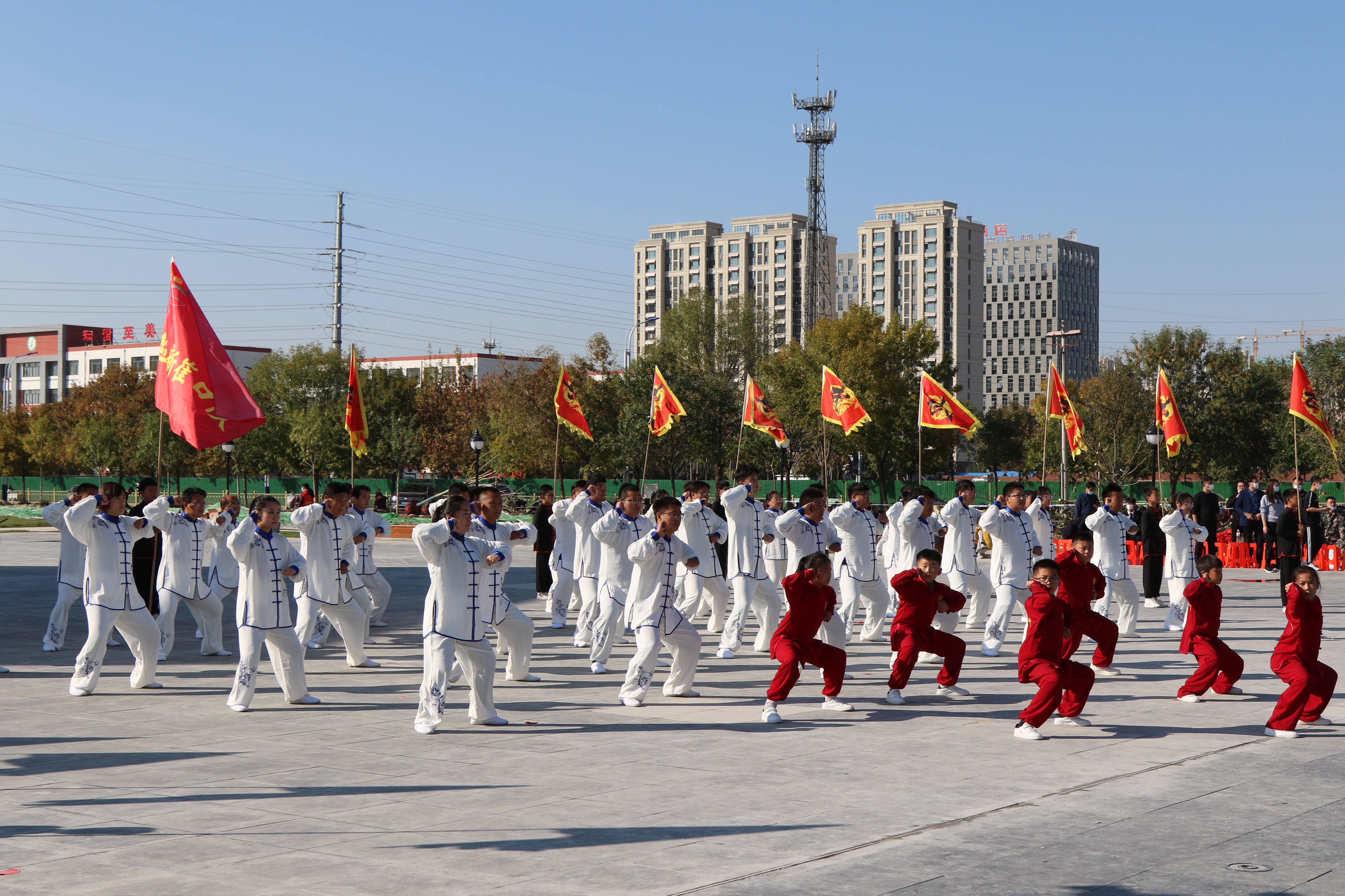 庆云举办吴钟八极拳全民健身活动汇演德州云德州晚报全媒体