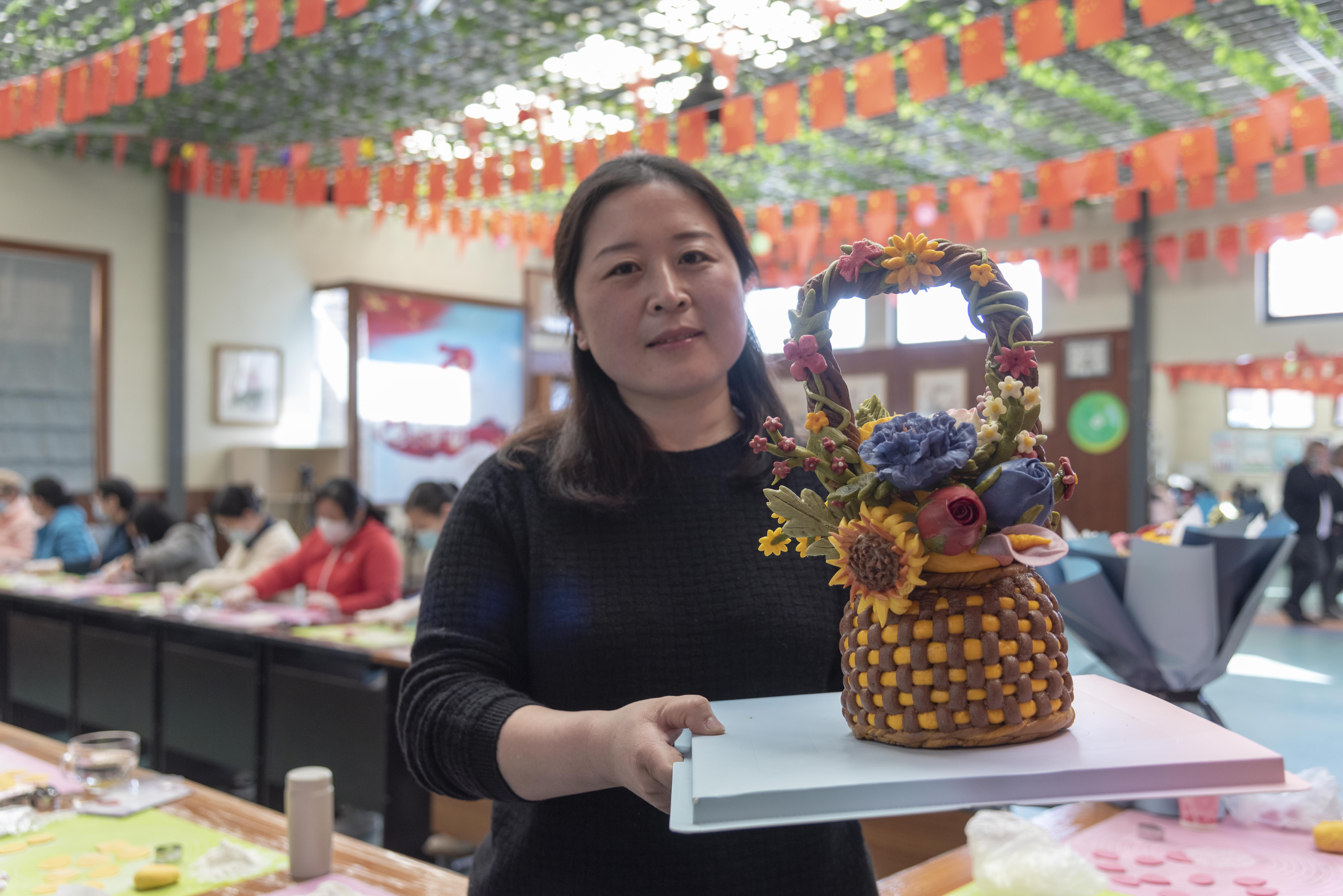 饅心歡喜創意花食diy慶祝三八婦女節德州雲德州晚報全媒體