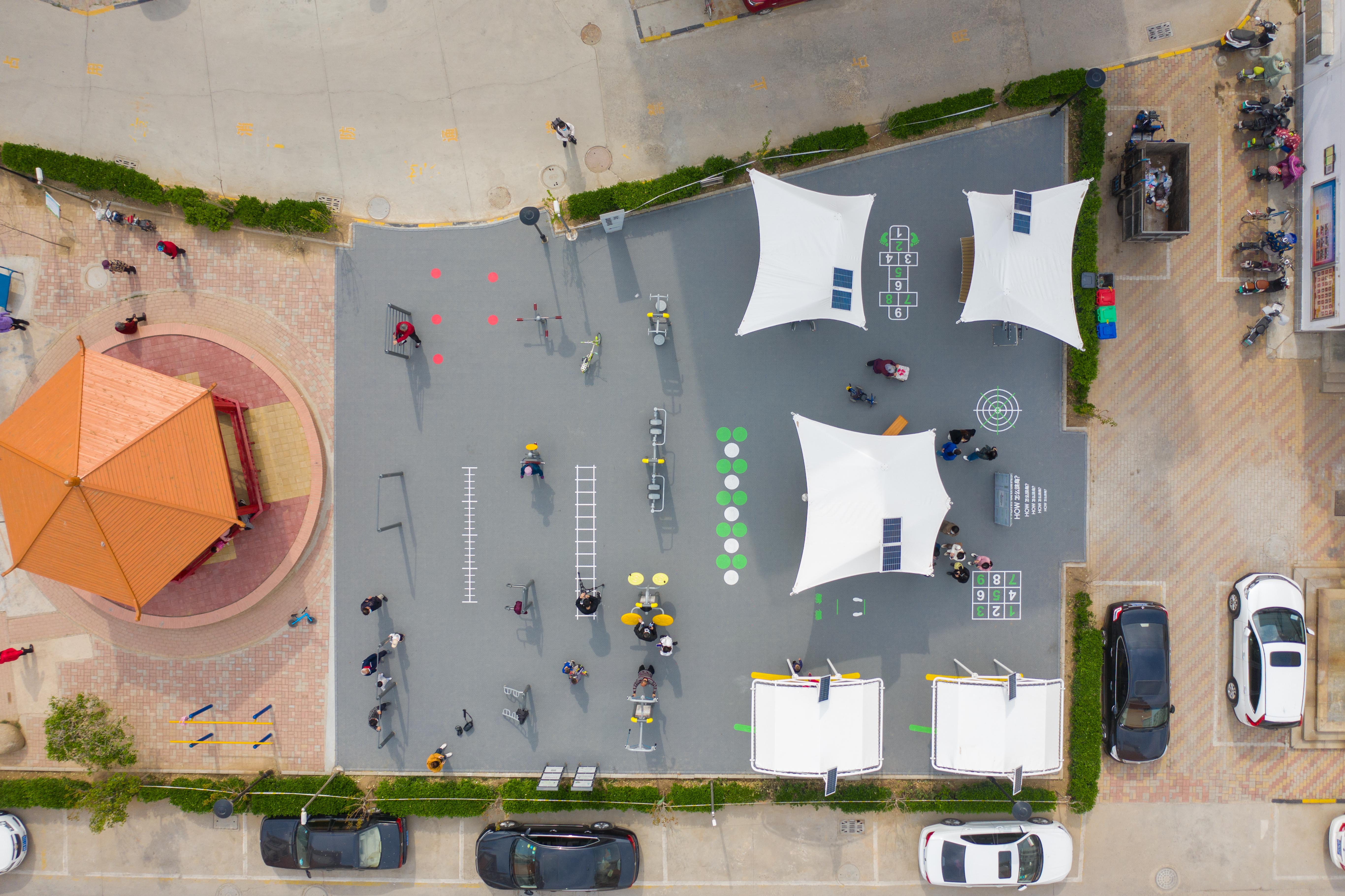 量身定制免费使用德州首个室外智能健身房正式亮相投用德州云德州晚报